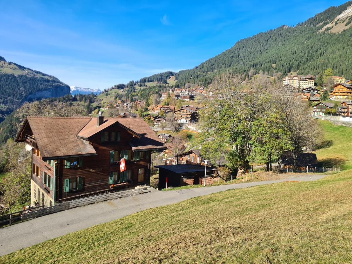 Apartmán Traditional Chalet In Wengen - Top Floor Exteriér fotografie