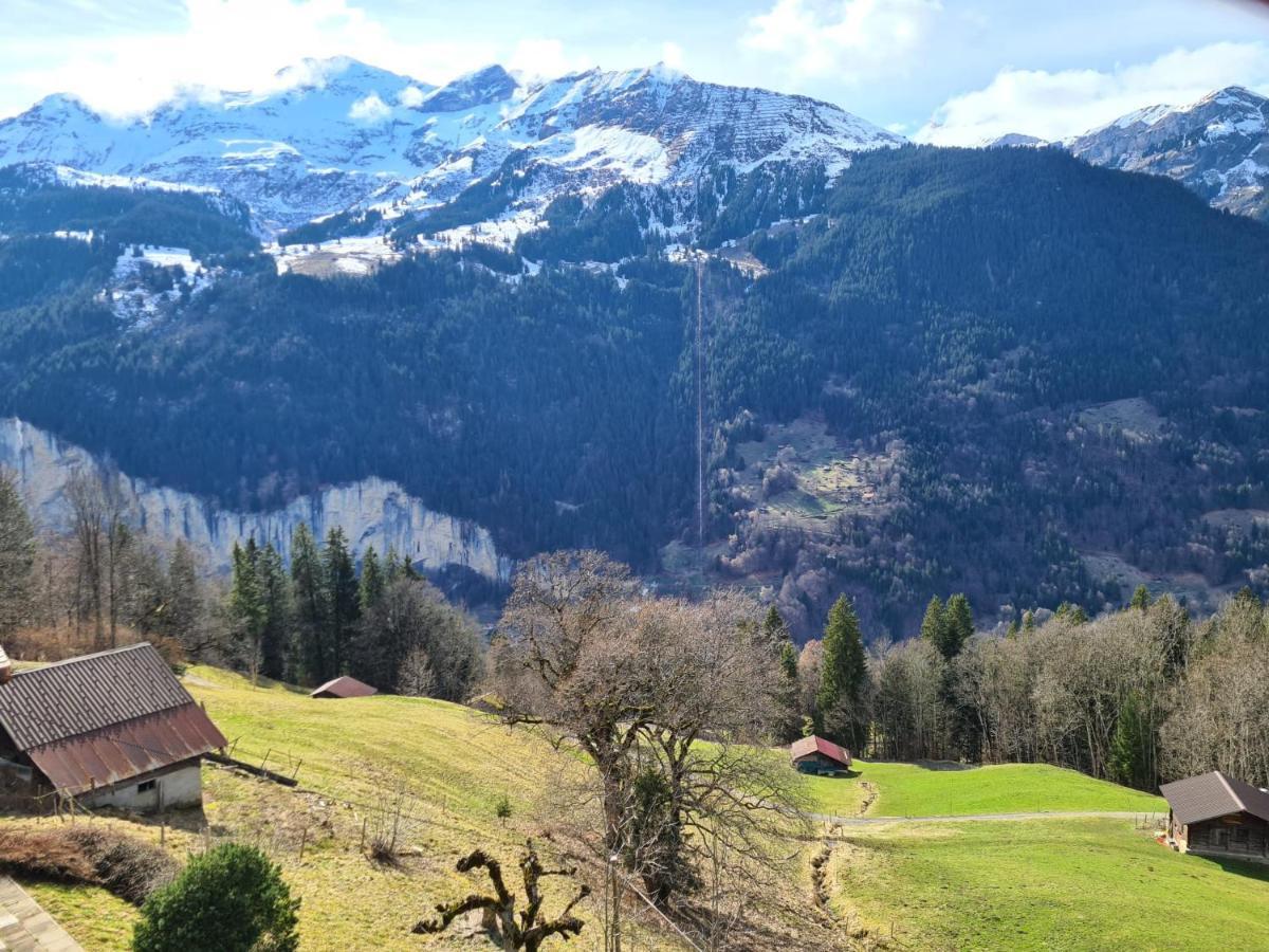 Apartmán Traditional Chalet In Wengen - Top Floor Exteriér fotografie