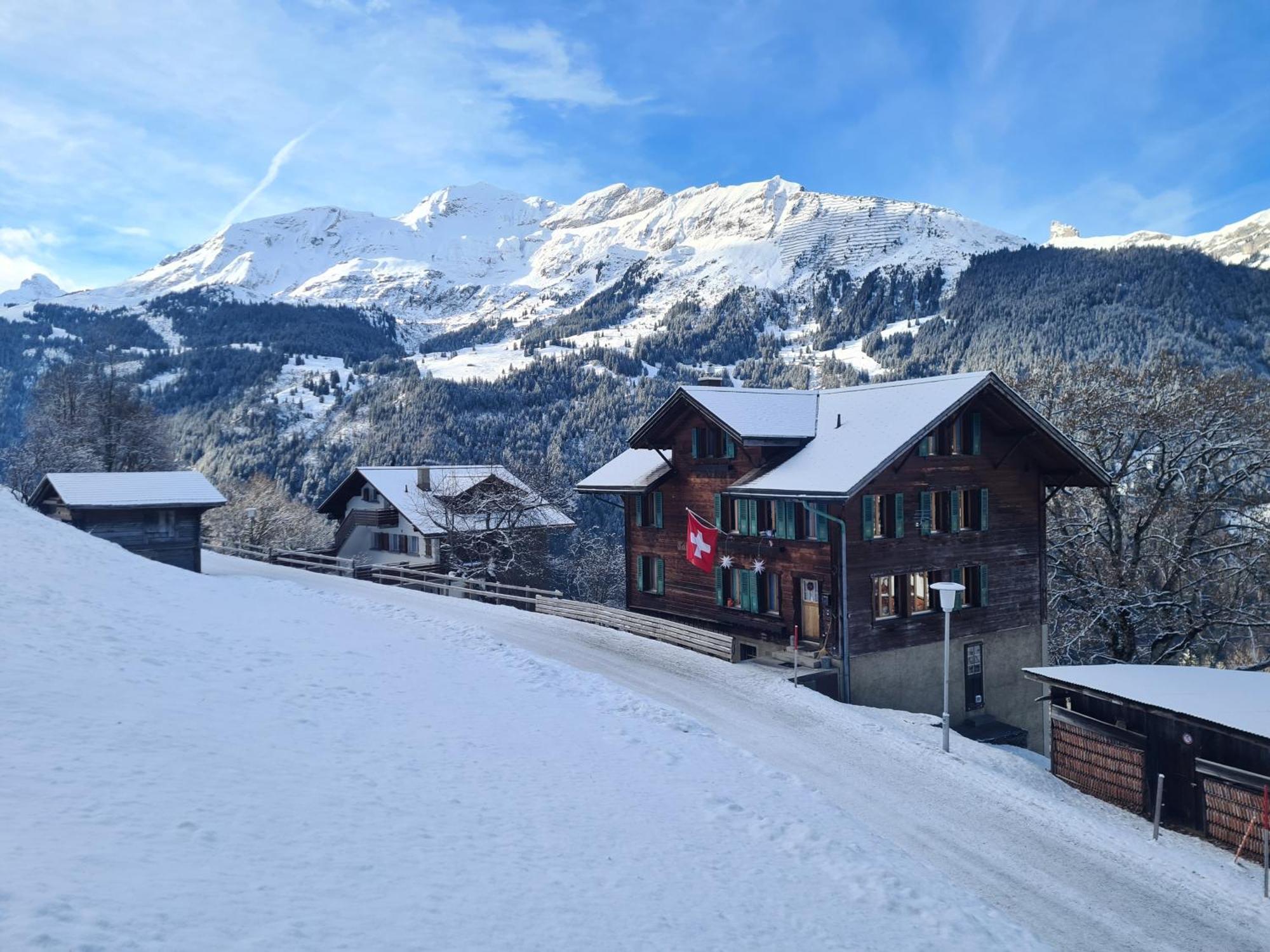 Apartmán Traditional Chalet In Wengen - Top Floor Exteriér fotografie