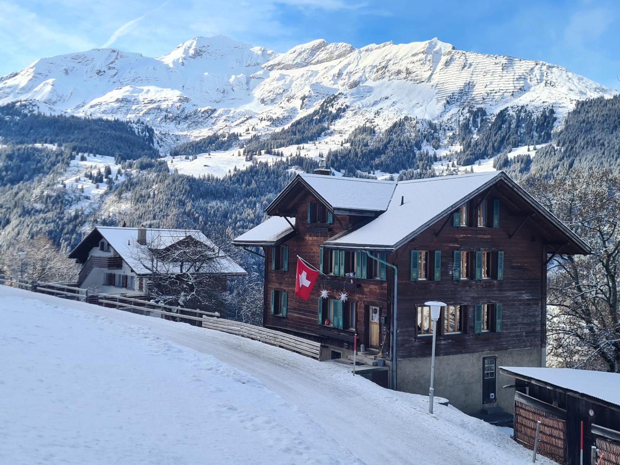 Apartmán Traditional Chalet In Wengen - Top Floor Exteriér fotografie